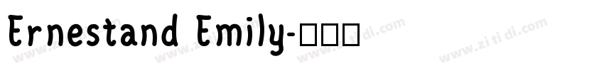 Ernestand Emily字体转换